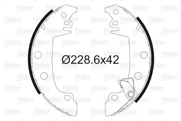 VALEO 562980 Arka Fren Balatası resmi