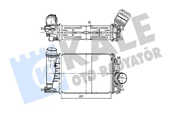 KALE 375810 Turbo Radyatörü 144962803R resmi