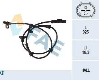 FAE 78081 ABS Hız Sensörü (Arka) resmi
