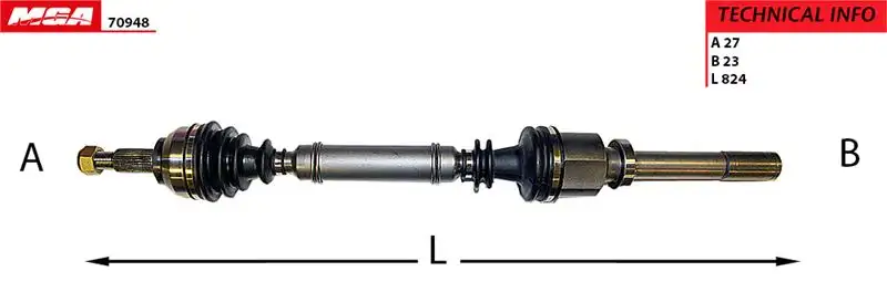 MGA 70948 Ön Aks (Sağ) resmi