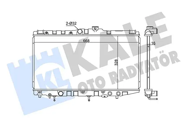 KALE 342160 Radyatör resmi