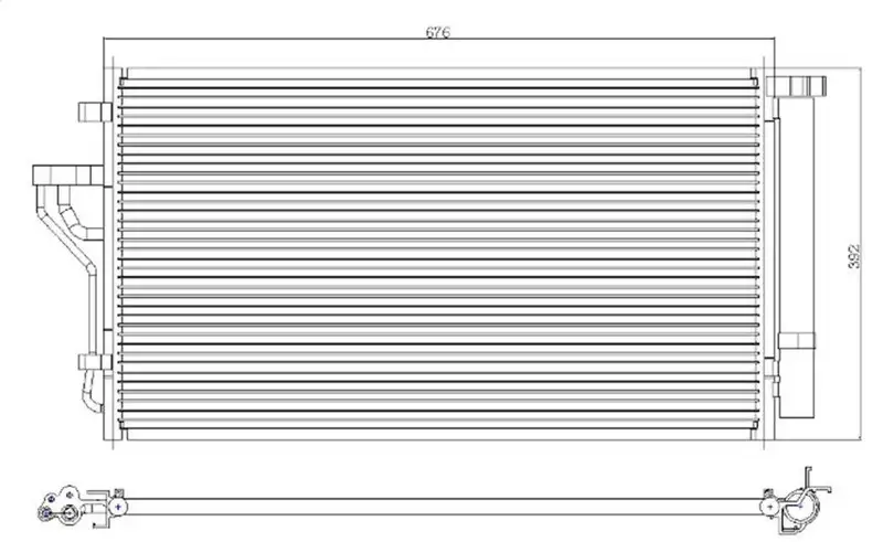 ORIS CHY625016 Klima Radyatörü 976062Y500 resmi