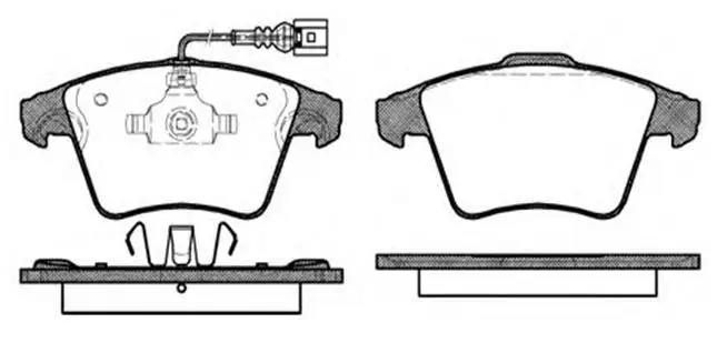 MGA 55210 Ön Fren Balatası 7H0698151F resmi