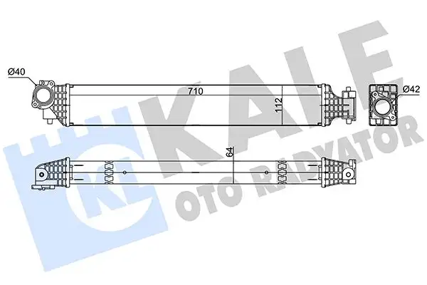 KALE 375635 Turbo Radyatörü 197105AAA01 resmi
