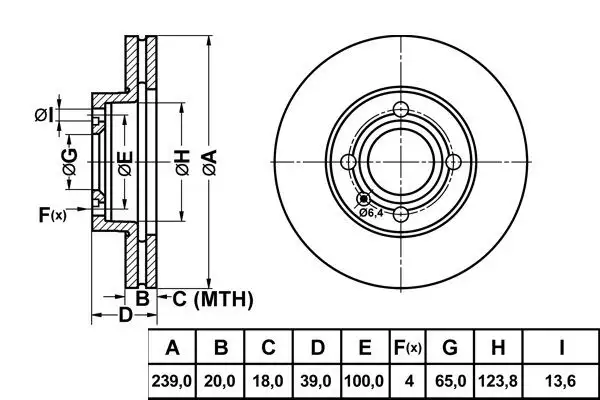 MGA 50222 Ön Fren Diski 321615301C resmi