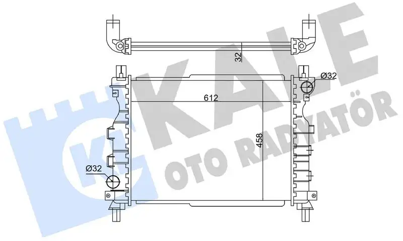 KALE 350800 Radyatör PCC000321 resmi