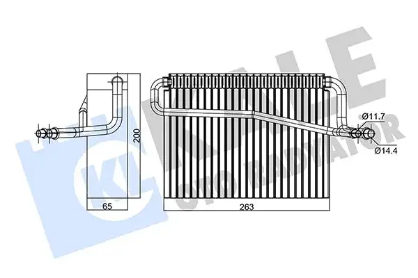 KALE 350140 Klima Radyatörü 6450R4 resmi