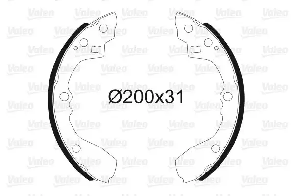 VALEO 564178 Arka Fren Balatası 58315FDA01 resmi