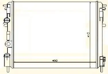 MGA 80121 Radyatör 8200343476 resmi