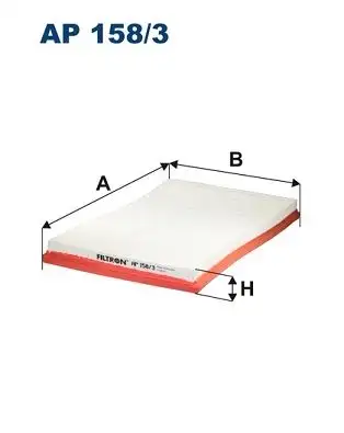 FILTRON AP158/3 Hava Filtresi A6510900051 resmi