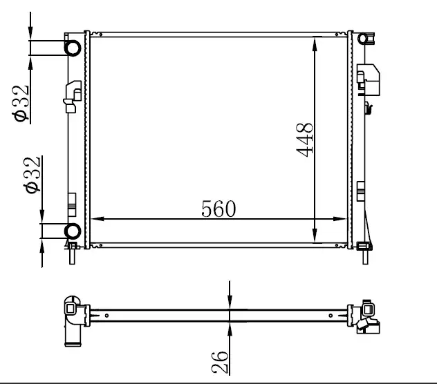 ORIS BRN074026 Radyatör 2140000QAS resmi