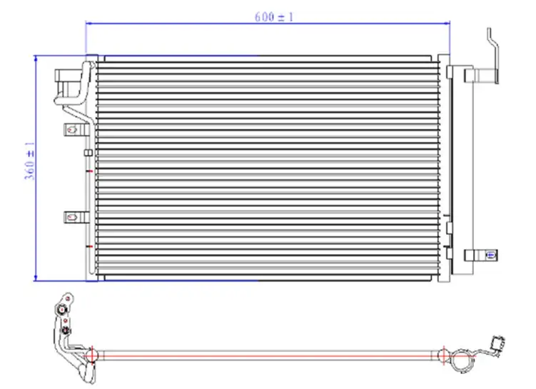 ORIS CKI001016 Klima Radyatörü 976062F001 resmi
