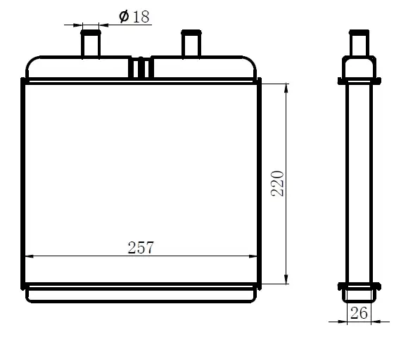 ORIS KIV007026 Kalorifer Radyatörü 504026720 resmi