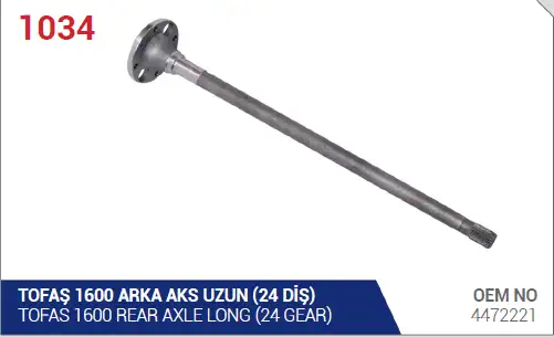 AYK 1034-1 Arka Aks 4472221 resmi