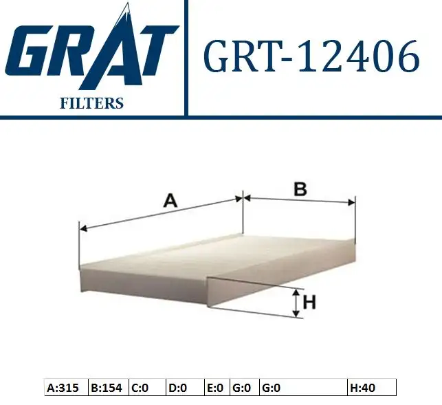GRAT 12406 Polen Filtresi 647904 resmi