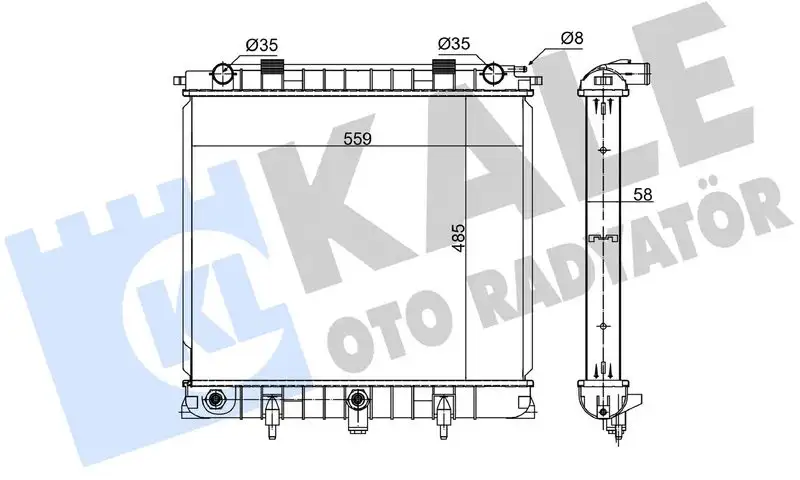 KALE 350500 Radyatör resmi
