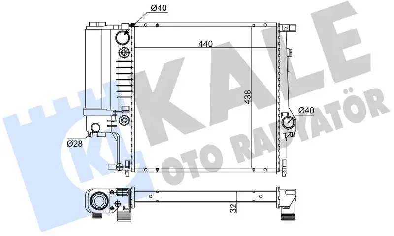 KALE 349100 Radyatör resmi