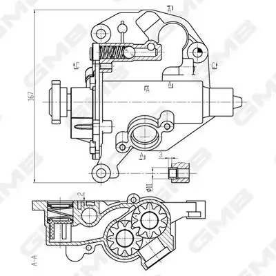 GMB GOAS-77A Yağ Pompası 06H115105AP resmi