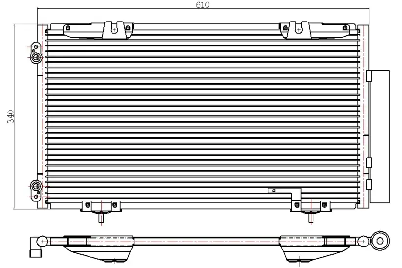 ORIS CTO507016 Klima Radyatörü 8845005070 resmi