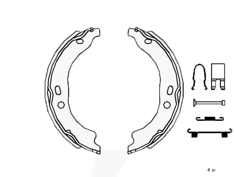 MGA 54113KIT El Fren Balatası 77364023 resmi