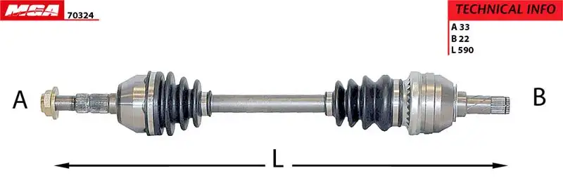 MGA 70324 Ön Aks (Sol) 13136379 resmi