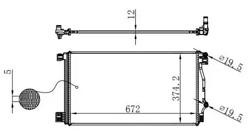 ORIS ITO200012 Turbo Radyatörü resmi