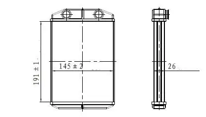 MGA 81145 Kalorifer Radyatörü 271154491R resmi