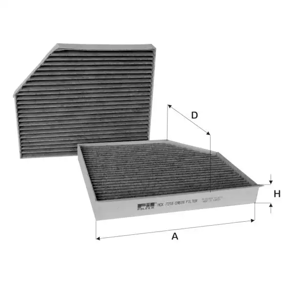 FİL HCK7218 Polen Filtresi (Karbonlu) 8K0819439B resmi