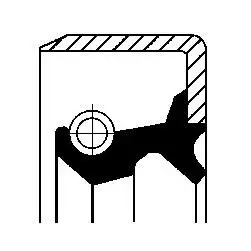 CORTECO 19026223B (82026223) Ön Aks Keçesi S11333067 resmi