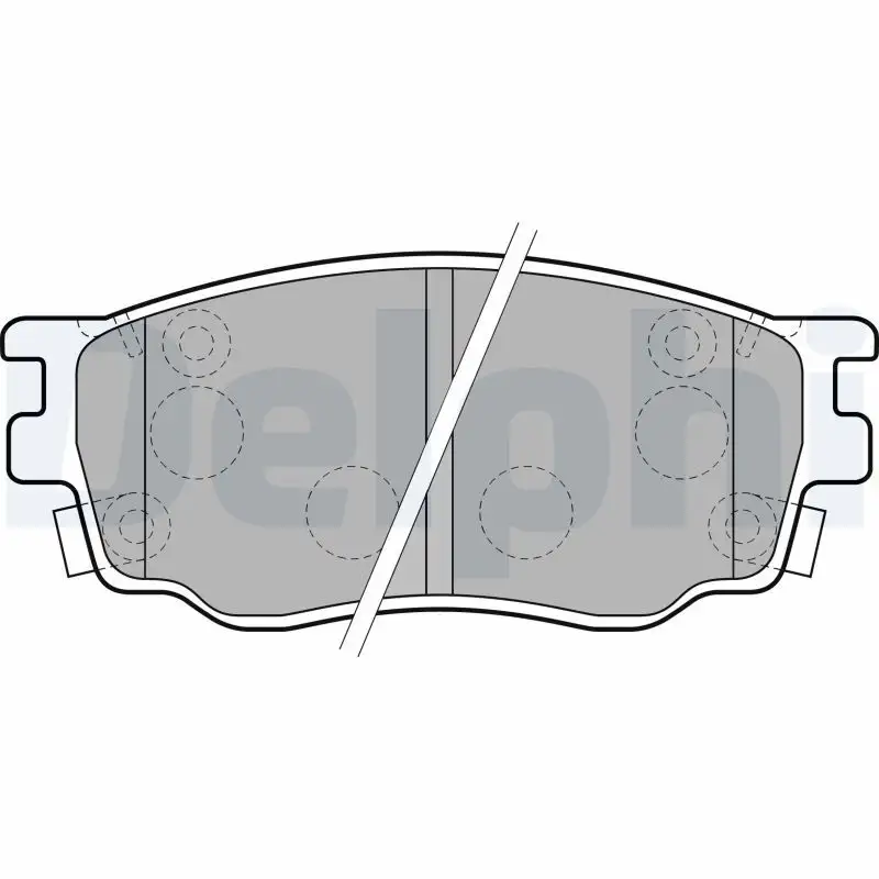 DELPHI LP1916 Ön Fren Balatası resmi