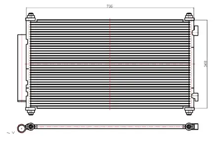 ORIS CHN811016 Klima Radyatörü 80110SWAA01 resmi