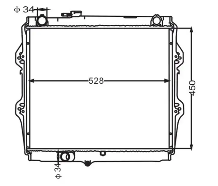 MGA 80699 Radyatör 1640058590 resmi