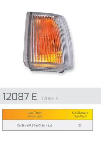 FARBA 12088D Sinyal Lambası (Sağ) 7702202873 resmi