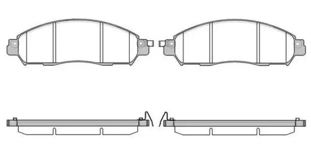 MGA 55672 Ön Fren Balatası D10604JA0A resmi