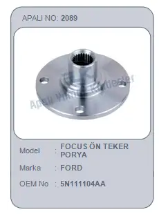 AYK 2089 Ön Poyra 5N111104AA resmi