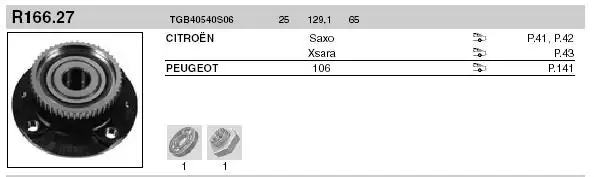 SNR TGB40540S06 Arka Poyra resmi