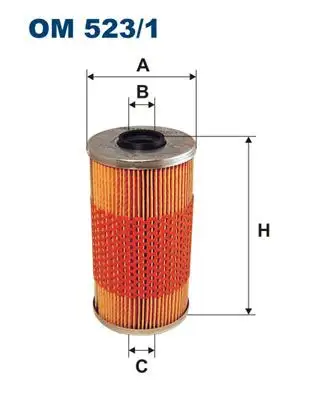 FILTRON OM523/1 Yağ Filtresi resmi