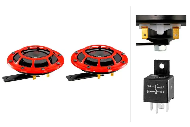 HELLA 3AG003399-801 Korna 12V 438185115 resmi