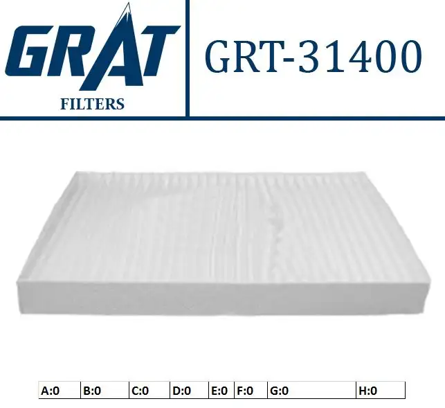 GRAT 31400 Polen Filtresi 4596501AB resmi