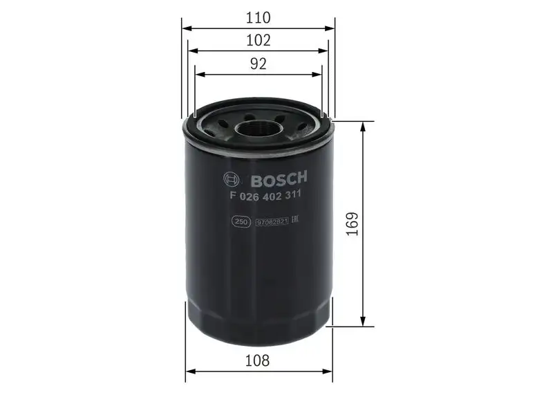BOSCH F026402311 Yakıt Filtresi resmi