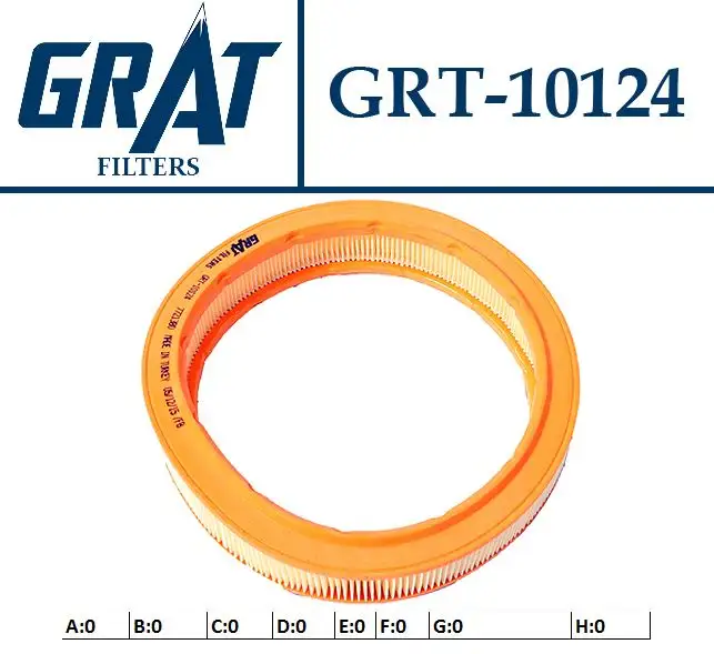 GRAT 10124 Hava Filtresi 7721380 resmi