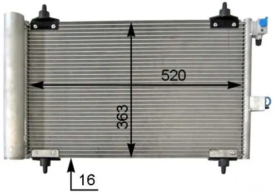 MGA 82900 Klima Radyatörü 6455CV resmi