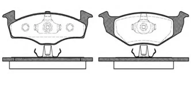 MGA 55208 Ön Fren Balatası 6N0698151C resmi