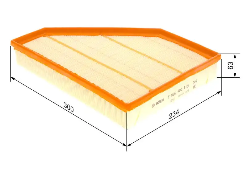 BOSCH F026400119 Hava Filtresi 13717797465 resmi