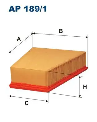 FILTRON AP189/1 Hava Filtresi 6Q0129620 resmi