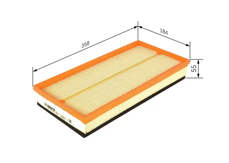 BOSCH 1457433081 Hava Filtresi 1J0129620A resmi