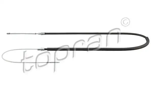 TOPRAN 102833001 El Fren Halatı (Arka) 191609721 resmi