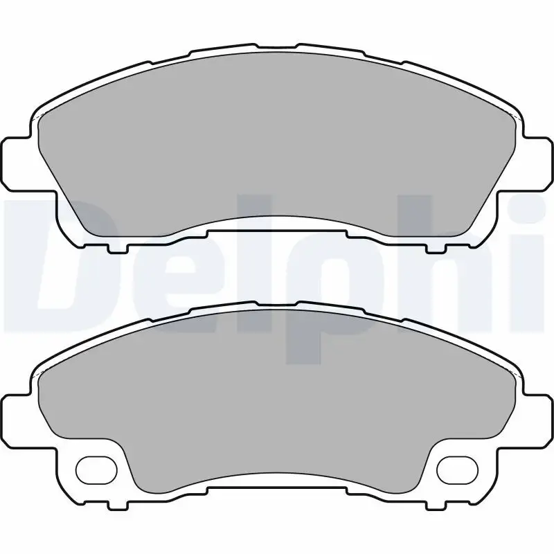 DELPHI LP2716 Arka Fren Balatası MK530582 resmi
