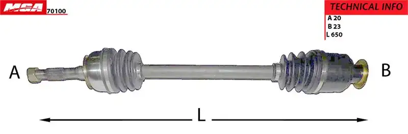 MGA 70100 Ön Aks 7701348085 resmi