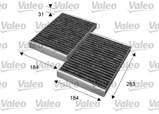 VALEO 715643 Polen Filtresi (Karbonlu) resmi